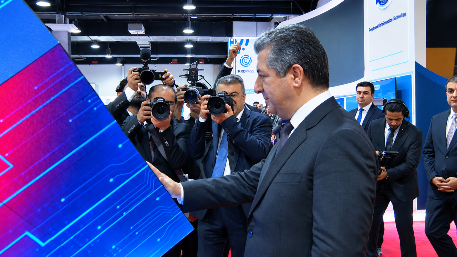 Erbil technology expo opens with AI and robotics focus